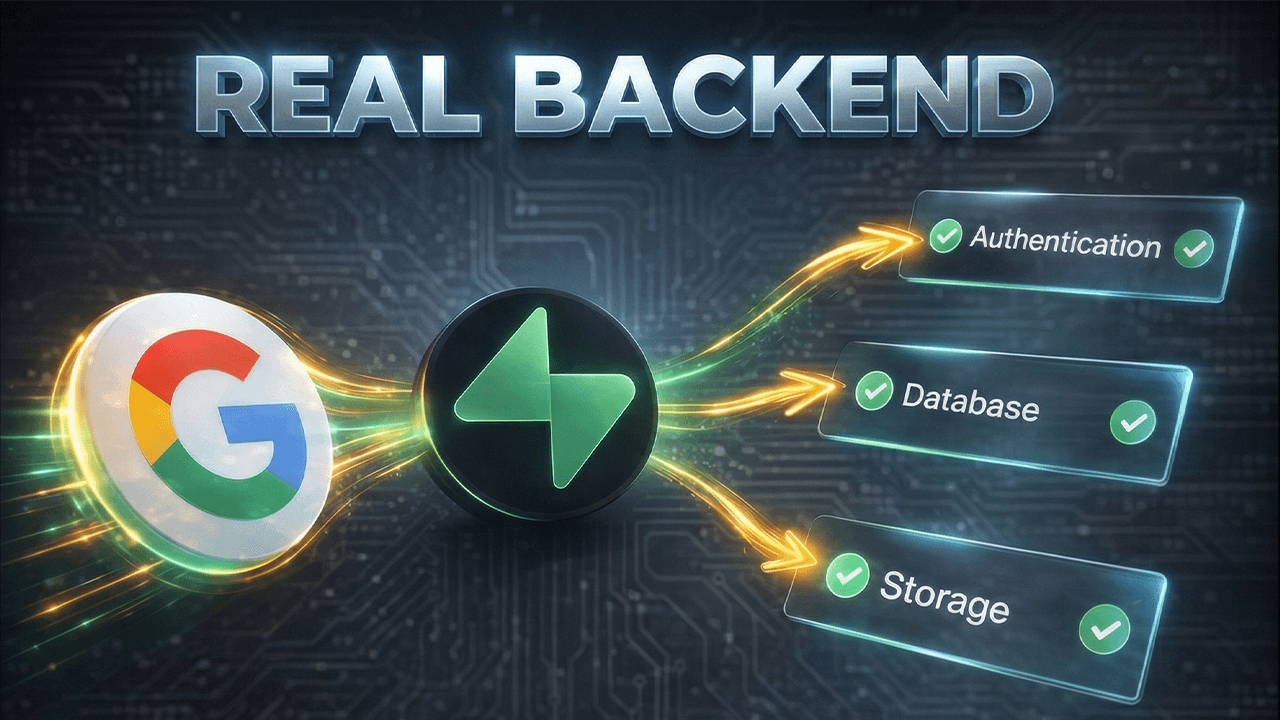 Build a Full Web App + Backend (Google AI Studio + Supabase) | Profit ...